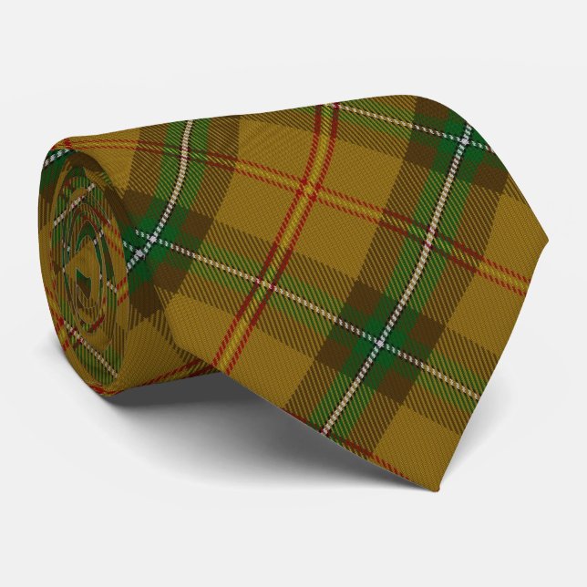 Kanada - Saskatchewan Tartan Krawatte (Gerollt)