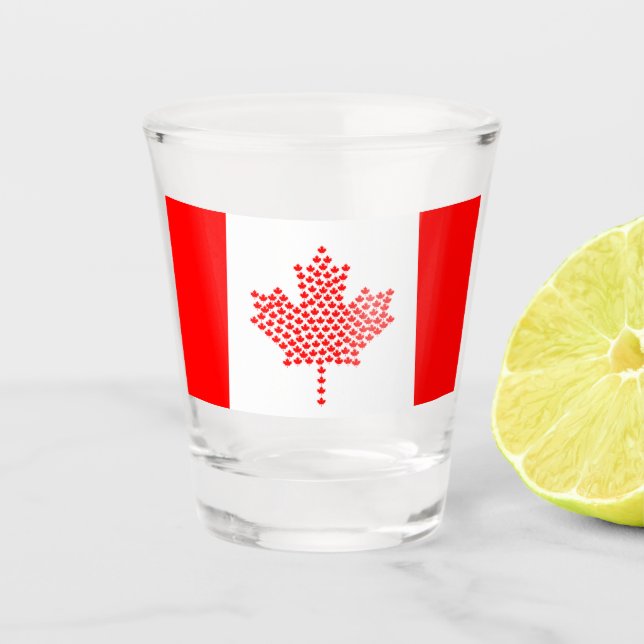 Kanada Schnapsglas (Vorderseite)