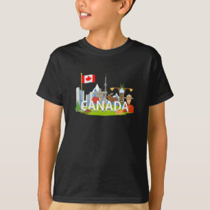 Kanada Sehenswürdigkeiten T-Shirt