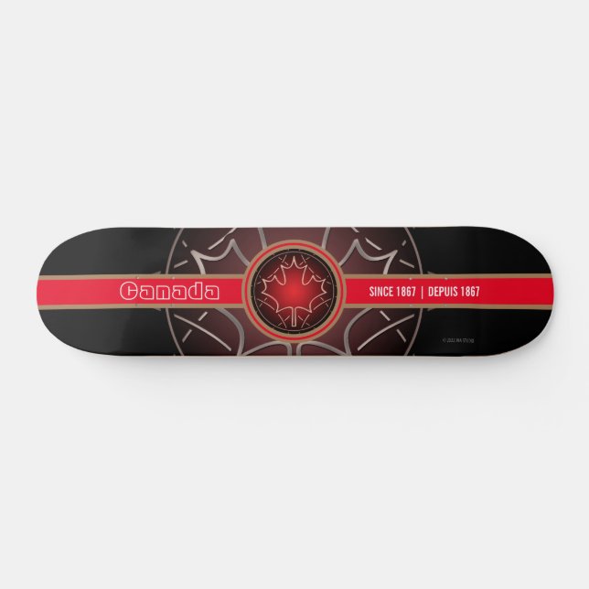 Kanada Seit 1867 Skateboard (Horizontal)