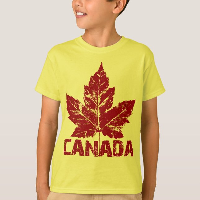 Kanada Shirt Kid's Bio Kanada Souvenir Shirt (Vorderseite)
