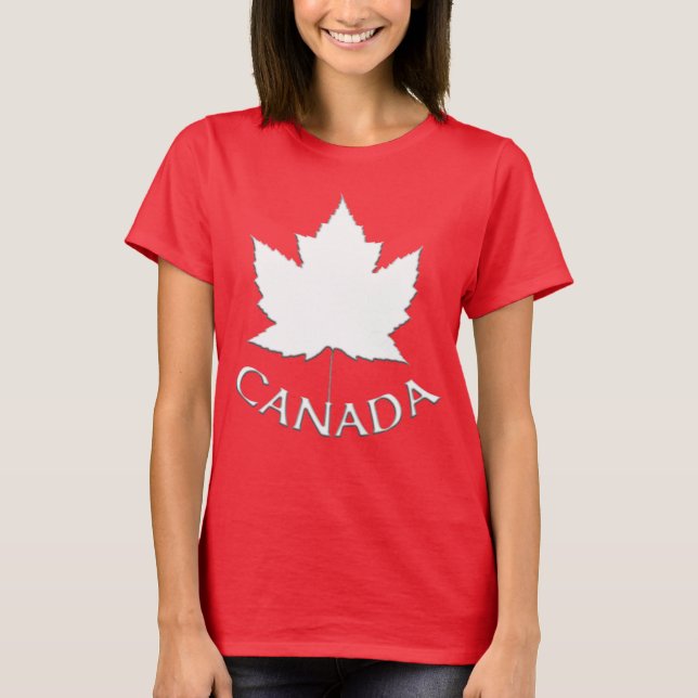 Kanada Shirt Women's Plus Size Canada Souvenir T (Vorderseite)