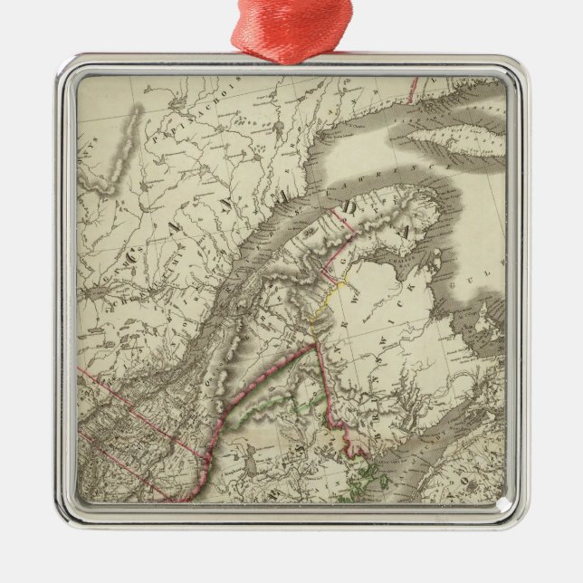 Kanada Silbernes Ornament (Vorne)