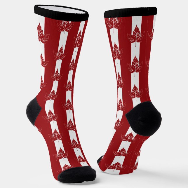 Kanada Socken Cool Kanada Socken Benutzerdefiniert (Gewinkelt)