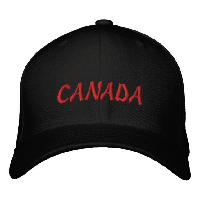 Kanada Souvenir Baseball Cap bestickt Cap / Hat Bestickte Kappe (Vorderseite)
