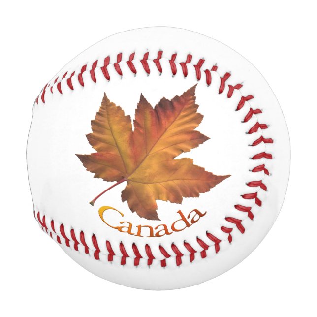 Kanada Souvenir Baseballs Herbst Gold (Vorne Rechts)