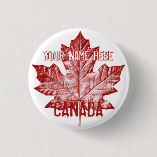 Kanada-Souvenir-Buttons Personalisierte Kanada-Tas Button