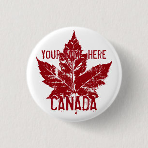 Kanada-Souvenir-Buttons Personalisierte Kanada-Tas Button