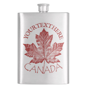 Kanada-Souvenir-Flasche Benutzerdefinierte Kanada- Flachmann