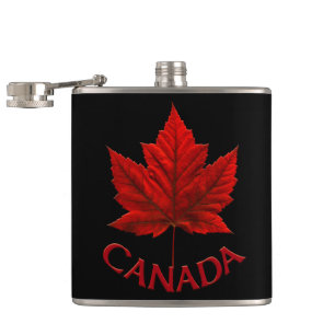 Kanada-Souvenir-Flasche Kanada-Flagge-Trinkflasche Flachmann