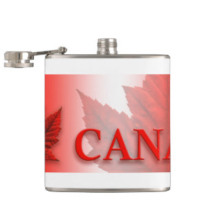 Kanada-Souvenir-Flasche Kanada-Flagge-Trinkflasche Flachmann