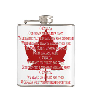 Kanada Souvenir Flask Canadian Anthem Drink Flask Flachmann