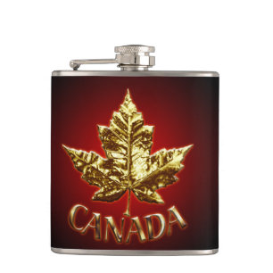 Kanada Souvenir Flask Gold Medaille Kanada Flasche Flachmann