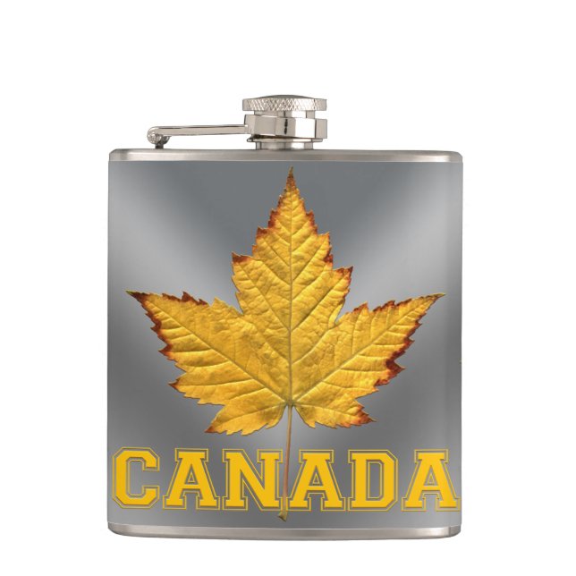 Kanada Souvenir Flask Varsity Canada Drink Flask Flachmann (Vorderseite)