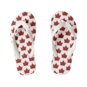 Kanada-Souvenir-Flip-Flop-Sandalen Kanada-Schuhwer Kinderbadesandalen