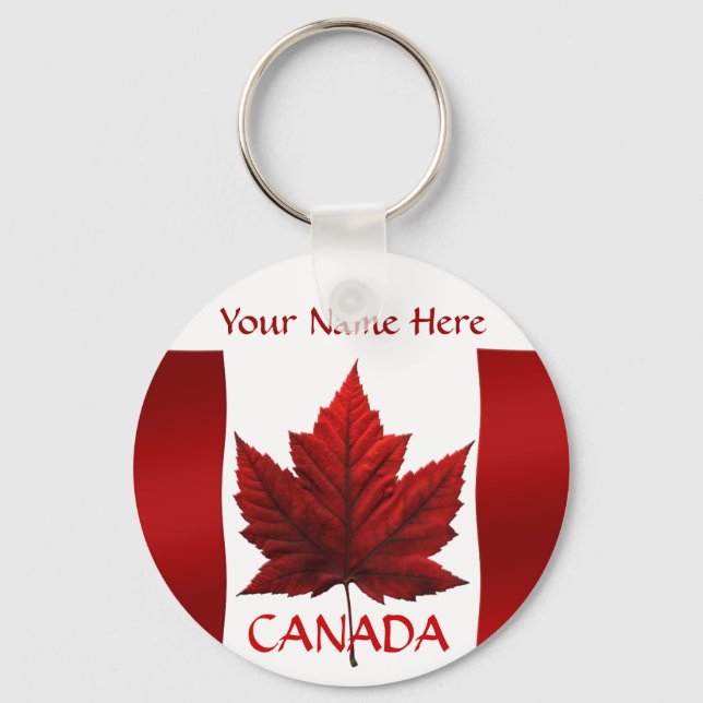 Kanada Souvenir Key Chain Canada Flaggen Schlüssel Schlüsselanhänger (Vorderseite)