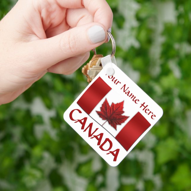 Kanada Souvenir Key Chains Canada Flaggen Schlüsse Schlüsselanhänger (Hand)