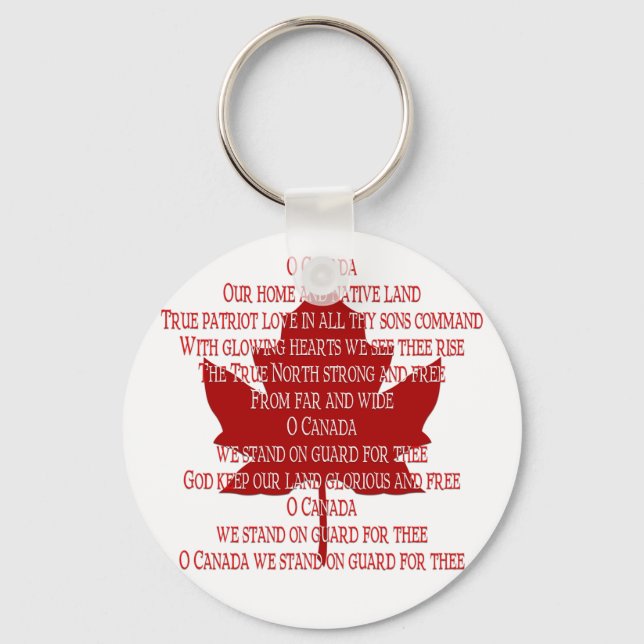 Kanada Souvenir Key Chains & Canada Key Chain Gesc Schlüsselanhänger (Vorderseite)