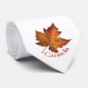 Kanada Souvenir Krawatte Fun Gold Canada Maple Lea