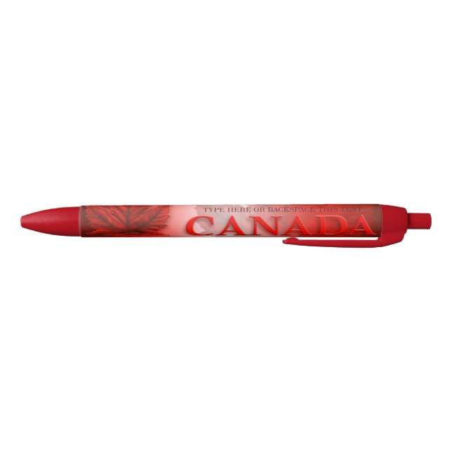 Kanada Souvenir Pens Canada Mapsse Leaf Pen Custom Kugelschreiber (Unterseite)