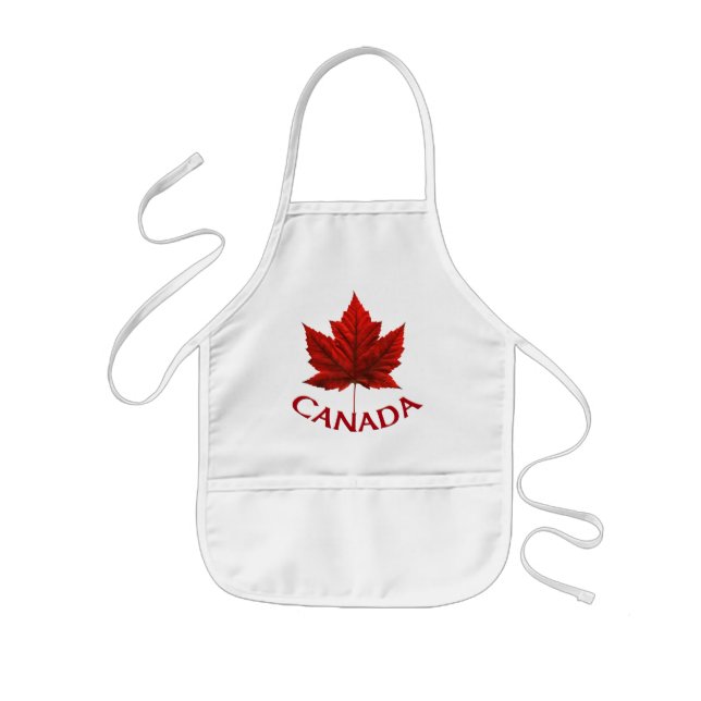 Kanada Souvenir Schürze Kid's Maple Leaf Souvenir (Vorne)