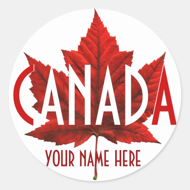 Kanada Souvenir Stickers Custom Canada Stickers (Vorderseite)