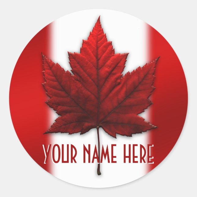 Kanada Souvenir Stickers Custom Canada Stickers (Vorderseite)
