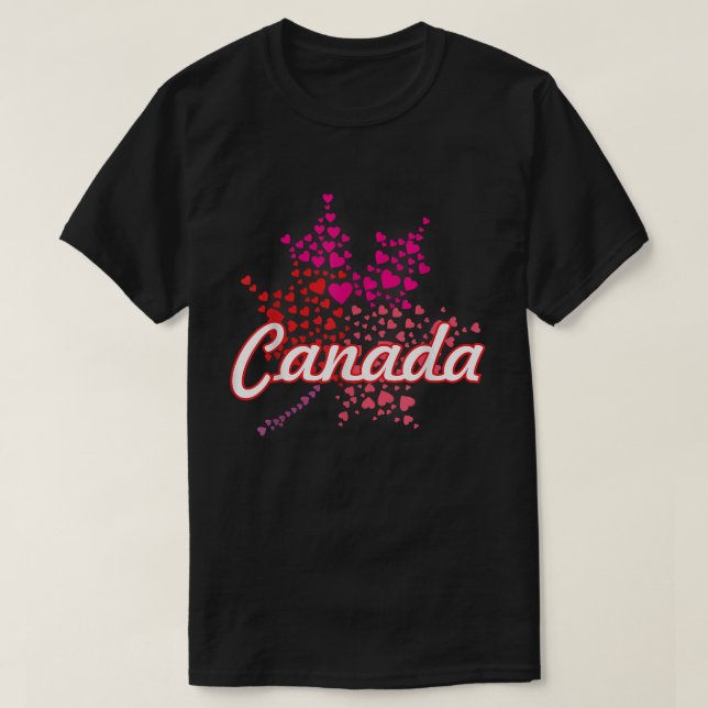 Kanada Souvenirgeschenk für Frauen T-Shirt (Design vorne)
