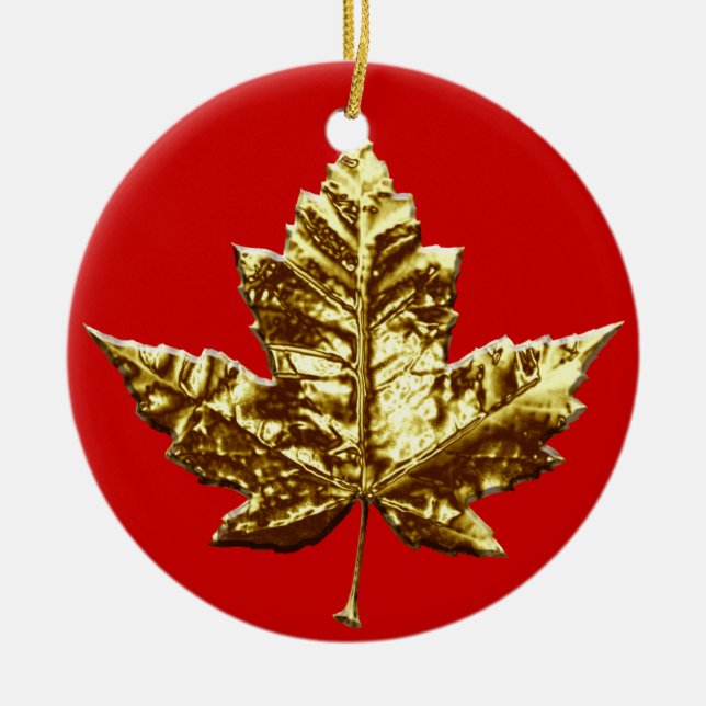 Kanada - Souvenirs und Geschenke aus Kanada Keramik Ornament (Vorne)