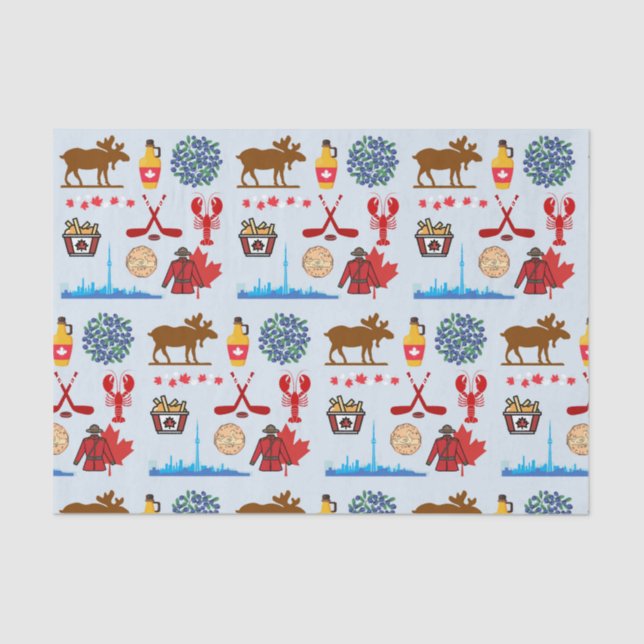 Kanada Spaß Seidenpapier (Vorderseite)