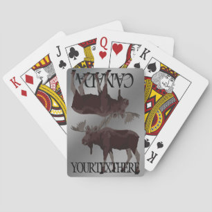 Kanada Spielen Karten Custom Canada Moose Cards Spielkarten