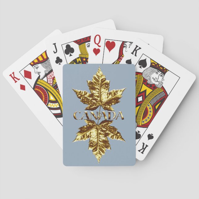 Kanada Spielkarten Kanada Kundenspezifische Souven (Rückseite)