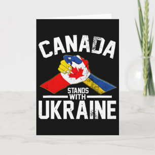 Kanada steht hinter der Ukraine Ukrainische kanadi Karte