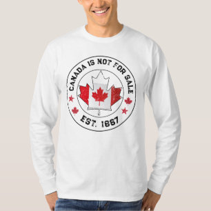 Kanada steht nicht zum Verkauf Est 1867 Kanadische T-Shirt
