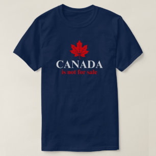 Kanada steht nicht zum Verkauf Rot Weiß T-Shirt