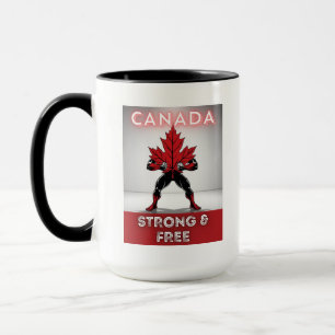 Kanada Strong & Free Tasse