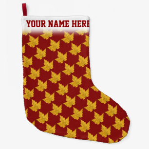 Kanada Strumpf Kanada Weihnachts-Strumpf Custom Großer Weihnachtsstrumpf