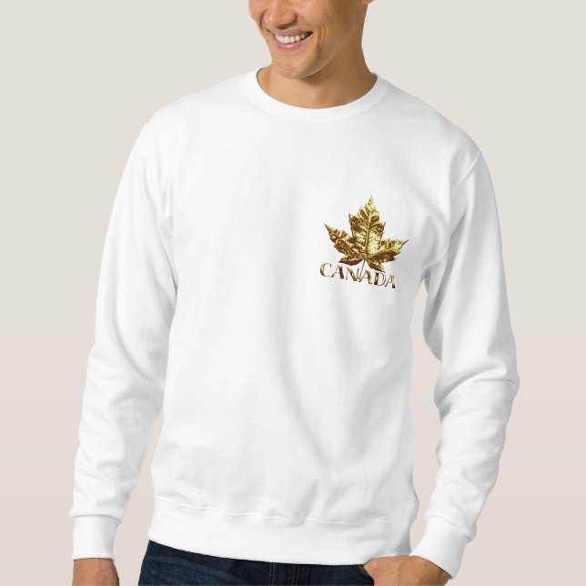 Kanada Sweatshirt Gold Canada Souvenir Sweatshirt (Vorderseite)