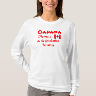 Kanada T - Shirt-Diversity ist die Grundlage für d T-Shirt