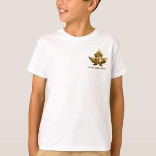 Kanada T - Shirt Gold Team Canada Sports Shirt