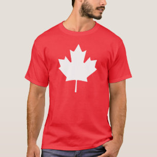 Kanada T Shirt   Kanadische Flagge Weißes Ahornblä