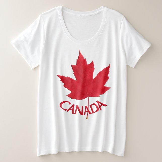 Kanada T - Shirt Women's Plus Size Canada Souvenir (Design vorne)