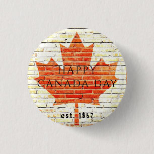 KANADA TAG EST.1867 BUTTON