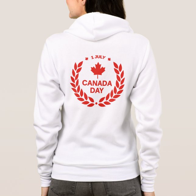 Kanada-Tag-Feier-24658 Hoodie (Rückseite)