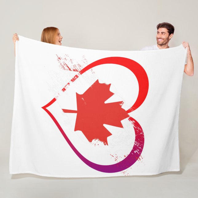 Kanada-Tag-Fleece-Decke Fleecedecke (Beispiel)