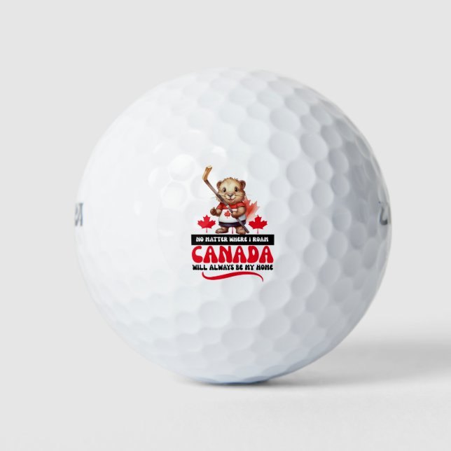 Kanada-Tag Golfball (Vorderseite)