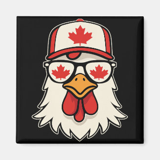 Kanada-Tag Kanadische Flagge Ahornblatt-Huhn Sungl Magnet