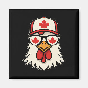 Kanada-Tag Kanadische Flagge Ahornblatt-Huhn Sungl Magnet