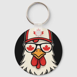 Kanada-Tag Kanadische Flagge Ahornblatt-Huhn Sungl Schlüsselanhänger