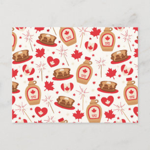 Kanada Tag Party Postkarte